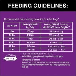 Cesar Filet Mignon Flavor & Spring Vegetables Garnish Small Breed Dry Dog Food -Brown's || Barkworthies || Cesar Sales 110522 PT8. SY630 V1622669875