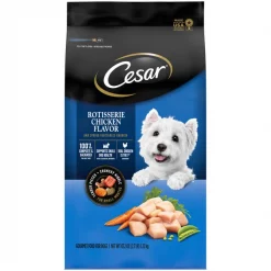 Cesar Rotisserie Chicken Flavor & Spring Vegetables Garnish Small Breed Dry Dog Food