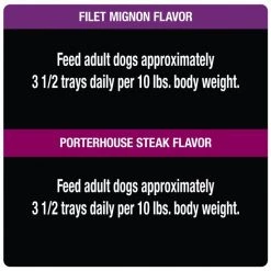 Cesar Steak Lovers Variety Pack Dog Food Trays -Brown's || Barkworthies || Cesar Sales 128534 PT8. SY630 V1621546644