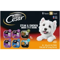 Cesar Steak & Poultry Lovers Variety Pack Dog Food Trays