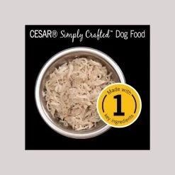 Cesar Simply Crafted Chicken Limited-Ingredient Wet Dog Food Topper -Brown's || Barkworthies || Cesar Sales 141019 PT3. SY630 V1614955297