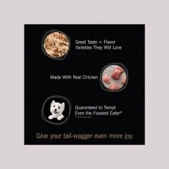 Cesar Simply Crafted Chicken, Carrots & Green Beans Limited-Ingredient Wet Dog Food Topper -Brown's || Barkworthies || Cesar Sales 141022 PT5. SY630 V1614955901