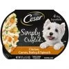 Cesar Simply Crafted Chicken, Carrots, Barley & Spinach Limited-Ingredient Wet Dog Food Topper