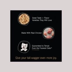 Cesar Simply Crafted Chicken, Carrots, Barley & Spinach Limited-Ingredient Wet Dog Food Topper -Brown's || Barkworthies || Cesar Sales 141024 PT5. SY630 V1614955586