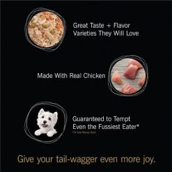 Cesar Simply Crafted Chicken, Carrots, Potatoes & Peas Limited-Ingredient Wet Dog Food Topper -Brown's || Barkworthies || Cesar Sales 141026 PT5. SY630 V1617893852