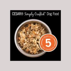 Cesar Simply Crafted Chicken, Sweet Potato, Apple, Barley & Spinach Limited-Ingredient Wet Dog Food Topper 12 Cesar Simply Crafted Chicken, Sweet Potato, Apple, Barley & Spinach Limited-Ingredient Wet Dog Food Topper -Brown's || Barkworthies || Cesar Sales 141030 PT3. SY630 V1614955289