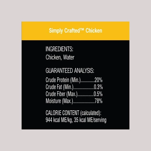 Cesar Simply Crafted Variety Pack Chicken & Chicken, Carrots & Green Beans Limited-Ingredient Wet Dog Food Topper 7 Cesar Simply Crafted Variety Pack Chicken & Chicken, Carrots & Green Beans Limited-Ingredient Wet Dog Food Topper - Image 7