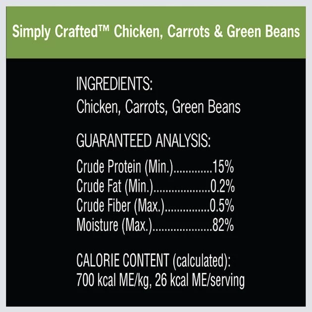 Cesar Simply Crafted Variety Pack Chicken & Chicken, Carrots & Green Beans Limited-Ingredient Wet Dog Food Topper 8 Cesar Simply Crafted Variety Pack Chicken & Chicken, Carrots & Green Beans Limited-Ingredient Wet Dog Food Topper - Image 8