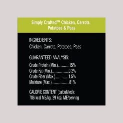 Cesar Simply Crafted Variety Pack Chicken, Carrots, Potatoes & Peas & Chicken, Sweet Potato, Apple, Barley & Spinach Limited-Ingredient Wet Dog Food Topper 15 Cesar Simply Crafted Variety Pack Chicken, Carrots, Potatoes & Peas & Chicken, Sweet Potato, Apple, Barley & Spinach Limited-Ingredient Wet Dog Food Topper -Brown's || Barkworthies || Cesar Sales 141035 PT6. SY630 V1614955902