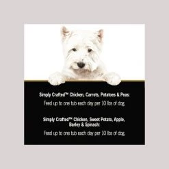 Cesar Simply Crafted Variety Pack Chicken, Carrots, Potatoes & Peas & Chicken, Sweet Potato, Apple, Barley & Spinach Limited-Ingredient Wet Dog Food Topper 17 Cesar Simply Crafted Variety Pack Chicken, Carrots, Potatoes & Peas & Chicken, Sweet Potato, Apple, Barley & Spinach Limited-Ingredient Wet Dog Food Topper -Brown's || Barkworthies || Cesar Sales 141035 PT8. SY630 V1614955890