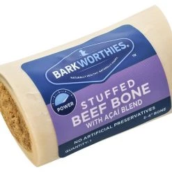 Barkworthies Shin Bone Stuffed with Acai Blend Dog Treat