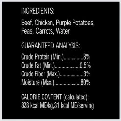 Cesar Simply Crafted Beef, Chicken, Purple Potatoes, Peas & Carrots Wet Dog Food Topper -Brown's || Barkworthies || Cesar Sales 156807 PT7. SY630 V1614955614