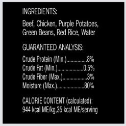 Cesar Simply Crafted Beef, Chicken, Purple Potatoes, Green Beans & Red Rice Wet Dog Food Topper -Brown's || Barkworthies || Cesar Sales 156809 PT7. SY630 V1614955581