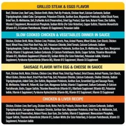 Cesar Breakfast & Dinner Home Delights & Classic Loaf in Sauce Variety Pack Wet Dog Food Trays -Brown's || Barkworthies || Cesar Sales 159225 PT6. SY630 V1621519108