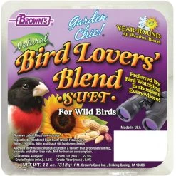Brown's Garden Chic! Bird Lovers' Blend Suet Cake Wild Bird Food