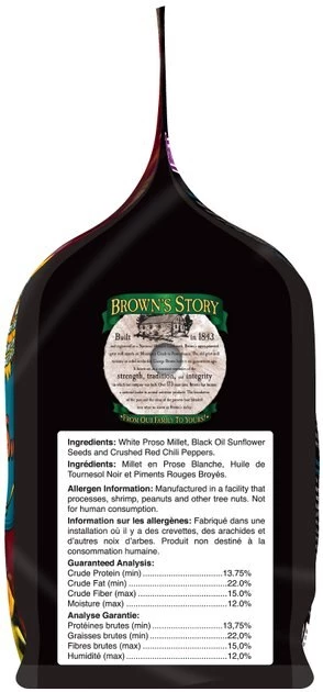 Brown's Bird Lover's Blend No Squirrels Just Birds Sunflower Seed Wild Bird Food 2 Brown's Bird Lover's Blend No Squirrels Just Birds Sunflower Seed Wild Bird Food - Image 2