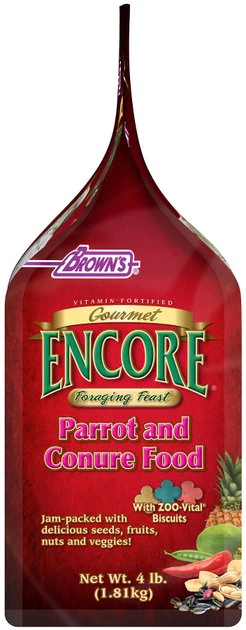 Brown's Encore Gourmet Foraging Feast Parrot & Conure Food 4 Brown's Encore Gourmet Foraging Feast Parrot & Conure Food - Image 4