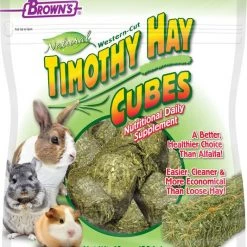 Brown's Natural Timothy Hay Cubes Chinchilla, Guinea Pig & Rabbit Food