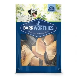Barkworthies Cow Hooves Dog Chews, 12 count