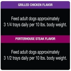 Cesar Backyard Cookout Variety Pack Grilled Chicken Flavor & Porterhouse Steak Flavor Wet Dog Food -Brown's || Barkworthies || Cesar Sales 203368 PT8. SY630 V1621518206
