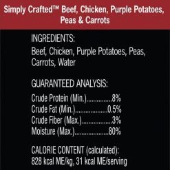 Cesar Simply Crafted Variety Pack Chicken, Carrots & Green Beans & Beef, Chicken, Purple Potatoes, Peas & Carrots Wet Dog Food Topper, 1.3-oz can, 16 count 16 Cesar Simply Crafted Variety Pack Chicken, Carrots & Green Beans & Beef, Chicken, Purple Potatoes, Peas & Carrots Wet Dog Food Topper, 1.3-oz can, 16 count -Brown's || Barkworthies || Cesar Sales 211746 PT7. SY630 V1617893860