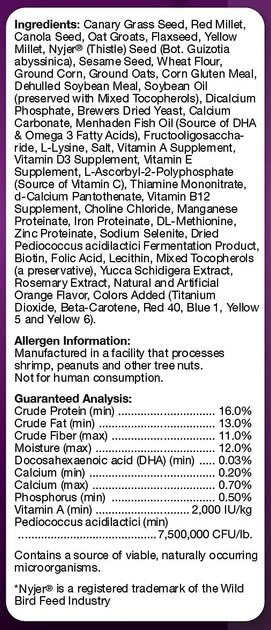 Brown's Encore Premium Canary & Finch Bird Food, 1-lb bag 4 Brown's Encore Premium Canary & Finch Bird Food, 1-lb bag - Image 4