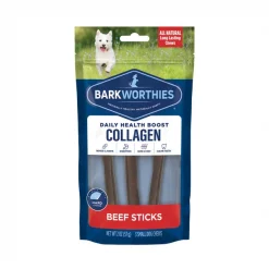 Brown's || Barkworthies || Cesar Sales 53 Barkworthies 95% Collagen Beef Sticks Dog Treats