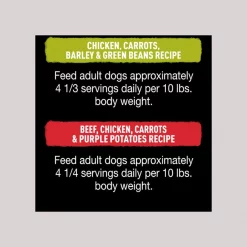 Cesar Wholesome Bowls Chicken, Carrots, Barley, Green Beans & Beef, Chicken, Carrots, Potatoes Variety Pack Wet Dog Food, 3-oz tray, case of 12 -Brown's || Barkworthies || Cesar Sales 269181 PT8. SY630 V1613428878