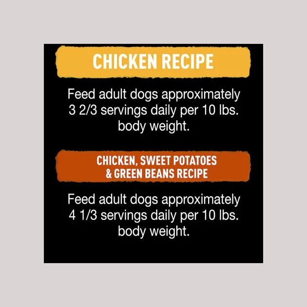 Cesar Wholesome Bowls Chicken Recipe & Chicken, Sweet Potato, Green Beans Recipe Variety Pack Wet Dog Food, 3-oz tray, case of 12 8 Cesar Wholesome Bowls Chicken Recipe & Chicken, Sweet Potato, Green Beans Recipe Variety Pack Wet Dog Food, 3-oz tray, case of 12 - Image 8