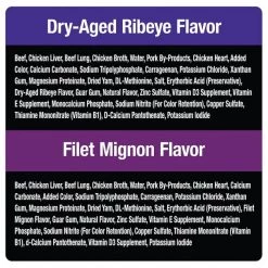 Cesar Classic Butcher's Select Dry-Aged Ribeye Flavor & Filet Mignon Flavor Loaf in Sauce Variety Pack Wet Dog Food, 3.5-oz tray, case of 24 13 Cesar Classic Butcher's Select Dry-Aged Ribeye Flavor & Filet Mignon Flavor Loaf in Sauce Variety Pack Wet Dog Food, 3.5-oz tray, case of 24 -Brown's || Barkworthies || Cesar Sales 271276 PT5. SY630 V1611959797