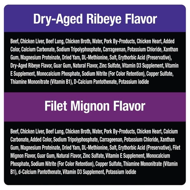Cesar Classic Butcher's Select Dry-Aged Ribeye Flavor & Filet Mignon Flavor Loaf in Sauce Variety Pack Wet Dog Food, 3.5-oz tray, case of 24 6 Cesar Classic Butcher's Select Dry-Aged Ribeye Flavor & Filet Mignon Flavor Loaf in Sauce Variety Pack Wet Dog Food, 3.5-oz tray, case of 24 - Image 6