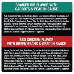 Cesar Home Delights BBQ Chicken Flavor & Braised Rib Flavor Variety Pack Wet Dog Food, 3.5-oz tray, case of 24 -Brown's || Barkworthies || Cesar Sales 271282 PT6. SY630 V1619469775