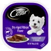 Cesar Dry-Aged Ribeye Flavor Classic Loaf in Sauce Wet Dog Food, 3.5-oz tray, case of 24