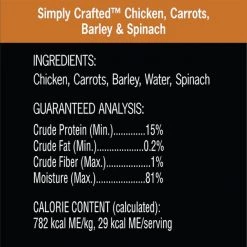 Cesar Simply Crafted Chicken, Duck, Purple Potatoes, Pumpkin, Green Beans & Brown Rice & Chicken, Carrots, Barley & Spinach Variety Pack Wet Dog Food Meal Topper, 1.3-oz tub, case of 16 -Brown's || Barkworthies || Cesar Sales 271288 PT5. SY630 V1611958267