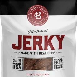 Cesar||Bones & Chews Cesar Classic Loaf in Sauce Filet Mignon & Porterhouse Steak Flavors Food Trays + Bones & Chews All Natural Grain-Free Jerky Made with Real Beef Dog Treats -Brown's || Barkworthies || Cesar Sales 292832 PT5. SY630 V1619997433