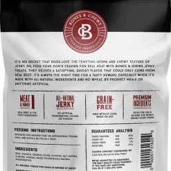 Cesar||Bones & Chews Cesar Steak Lovers Food Trays + Bones & Chews All Natural Grain-Free Jerky Made with Real Beef Dog Treats -Brown's || Barkworthies || Cesar Sales 292844 PT5. SY630 V1619995024