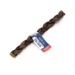 Barkworthies Collagen 9-inch Braided Stick Dog Bone