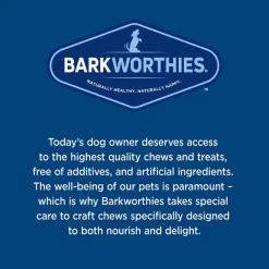 Barkworthies Beef Cheek Peanut Butter Dipped Dog Bone, Medium -Brown's || Barkworthies || Cesar Sales 304190 PT3. SY630 V1625259811