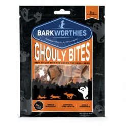 Barkworthies Ghouly Bites Beef Dog Treats, 3-oz bag