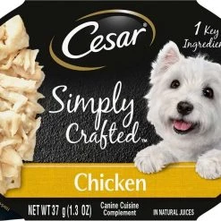 Cesar Simply Crafted Chicken, Sweet Potato, Apple, Barley & Spinach Limited-Ingredient + Chicken Limited-Ingredient Wet Dog Food Topper 14 Cesar Simply Crafted Chicken, Sweet Potato, Apple, Barley & Spinach Limited-Ingredient + Chicken Limited-Ingredient Wet Dog Food Topper -Brown's || Barkworthies || Cesar Sales 356873 PT5. SY630 V1640907709