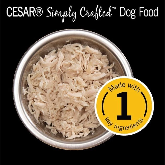 Cesar Simply Crafted Chicken, Sweet Potato, Apple, Barley & Spinach Limited-Ingredient + Chicken Limited-Ingredient Wet Dog Food Topper 8 Cesar Simply Crafted Chicken, Sweet Potato, Apple, Barley & Spinach Limited-Ingredient + Chicken Limited-Ingredient Wet Dog Food Topper - Image 8