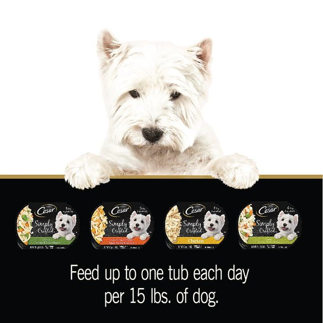 Cesar Simply Crafted Cuisine Complement Soft Wet Adult Dog Food Variety Pack 8 Cesar Simply Crafted Cuisine Complement Soft Wet Adult Dog Food Variety Pack - Image 8