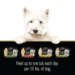 Cesar Simply Crafted Chicken Cuisine Complement Adult Wet Dog Food, 1.3-oz tubs, case of 24 -Brown's || Barkworthies || Cesar Sales 358219 PT7. SY630 V1641508952