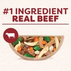 Cesar Wholesome Bowls Beef, Chicken, Carrots, Barley & Green Beans Recipe Adult Soft Wet Dog Food Topper, 3-oz Bowl, Case of 10 -Brown's || Barkworthies || Cesar Sales 362794 PT8. SY630 V1642804004