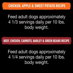 Cesar Wholesome Bowls Variety Pack, Beef, Chicken, Carrots, Barley & Green Beans Recipe & Chicken, Apple & Sweet Potato Recipe Adult Soft Wet Dog Food Topper, 3-oz Bowl, Case of 6 16 Cesar Wholesome Bowls Variety Pack, Beef, Chicken, Carrots, Barley & Green Beans Recipe & Chicken, Apple & Sweet Potato Recipe Adult Soft Wet Dog Food Topper, 3-oz Bowl, Case of 6 -Brown's || Barkworthies || Cesar Sales 362798 PT7. SY630 V1642808781