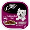 Cesar Classic Loaf in Sauce Porterhouse Steak Flavor Dog Food Trays
