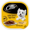 Cesar Classic Loaf in Sauce Grilled Steak & Eggs Flavor Dog Food Trays