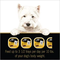 Cesar Classic Loaf in Sauce Grilled Steak & Eggs Flavor Dog Food Trays -Brown's || Barkworthies || Cesar Sales 47093 PT8. SY630 V1621546061