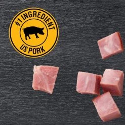 Cesar Loaf & Topper in Sauce Ham & Egg Flavor with Potato & Cheese Dog Food Trays 11 Cesar Loaf & Topper in Sauce Ham & Egg Flavor with Potato & Cheese Dog Food Trays -Brown's || Barkworthies || Cesar Sales 86057 PT2. SY630 V1586297155