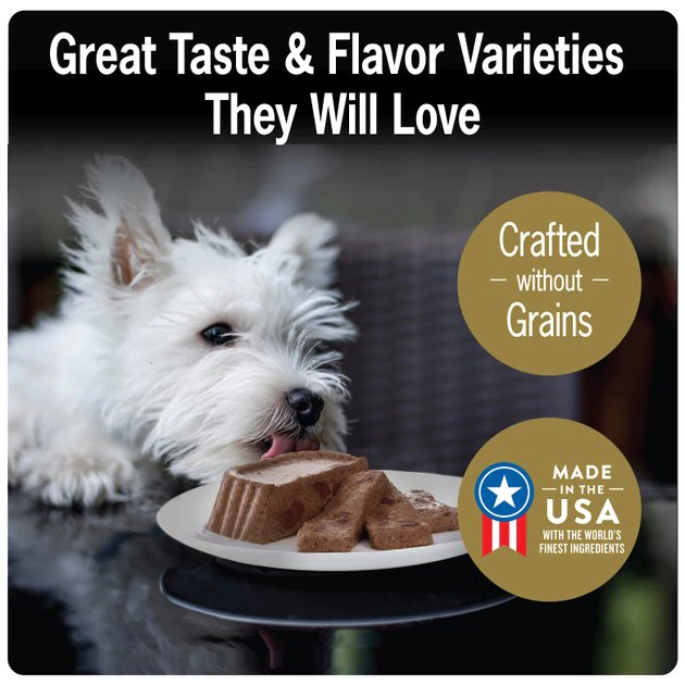 Cesar Loaf & Topper in Sauce Ham & Egg Flavor with Potato & Cheese Dog Food Trays 4 Cesar Loaf & Topper in Sauce Ham & Egg Flavor with Potato & Cheese Dog Food Trays - Image 4